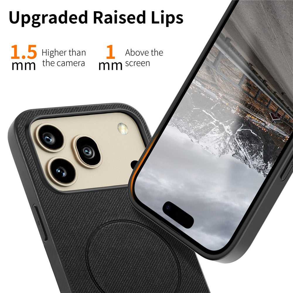 For Honor 600 5G / 600 Pro 5G Magnetic Case Cloth Texture PC + TPU + PU Leather Anti-Scratch Phone Cover