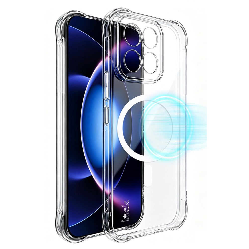 IMAK for Xiaomi 17 Max Magnetic Case Airbag Shockproof Protection TPU Phone Cover