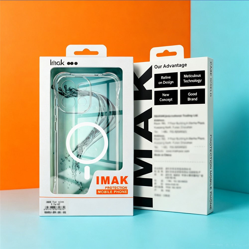 IMAK for Xiaomi 17 Max Magnetic Case Airbag Shockproof Protection TPU Phone Cover