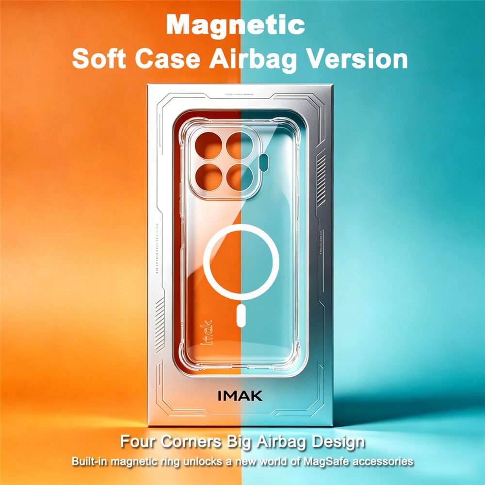 IMAK for Xiaomi 17T Magnetic Case Airbag Shockproof Protection TPU Phone Cover