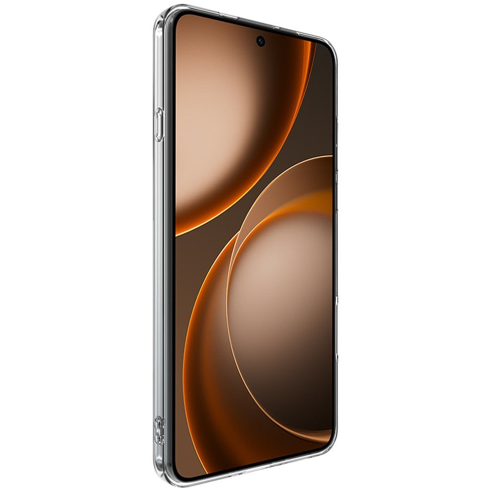 IMAK UX-5-serien til Oppo Find X9 Ultra 5G, glasbagside, gennemsigtigt mobilcover, blødt beskyttende TPU-mobilcover