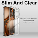 IMAK UX-5 Series For Oppo Find X9 Ultra 5G Glass Back Edition Clear Phone Case Soft TPU Protective Phone Cover