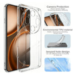IMAK UX-5 Series For Oppo Find X9 Ultra 5G Glass Back Edition Clear Phone Case Soft TPU Protective Phone Cover