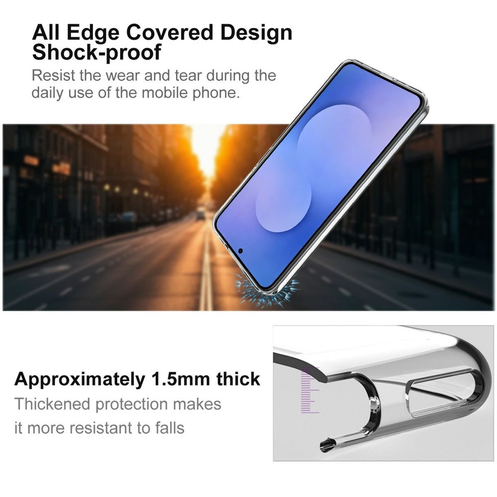 IMAK UX-10-serien för Samsung Galaxy S26 FE mobilskal mjukt TPU-mobilskal baksida