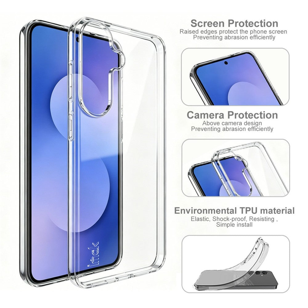 IMAK UX-10-serien för Samsung Galaxy S26 FE mobilskal mjukt TPU-mobilskal baksida
