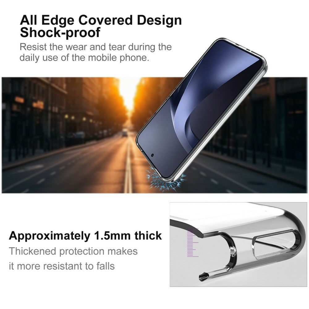 IMAK UX-10 Series For Xiaomi 17T Pro Phone Case Soft TPU Mobile Back Cover