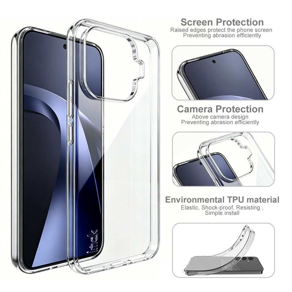 IMAK UX-10 Series For Xiaomi 17T Pro Phone Case Soft TPU Mobile Back Cover