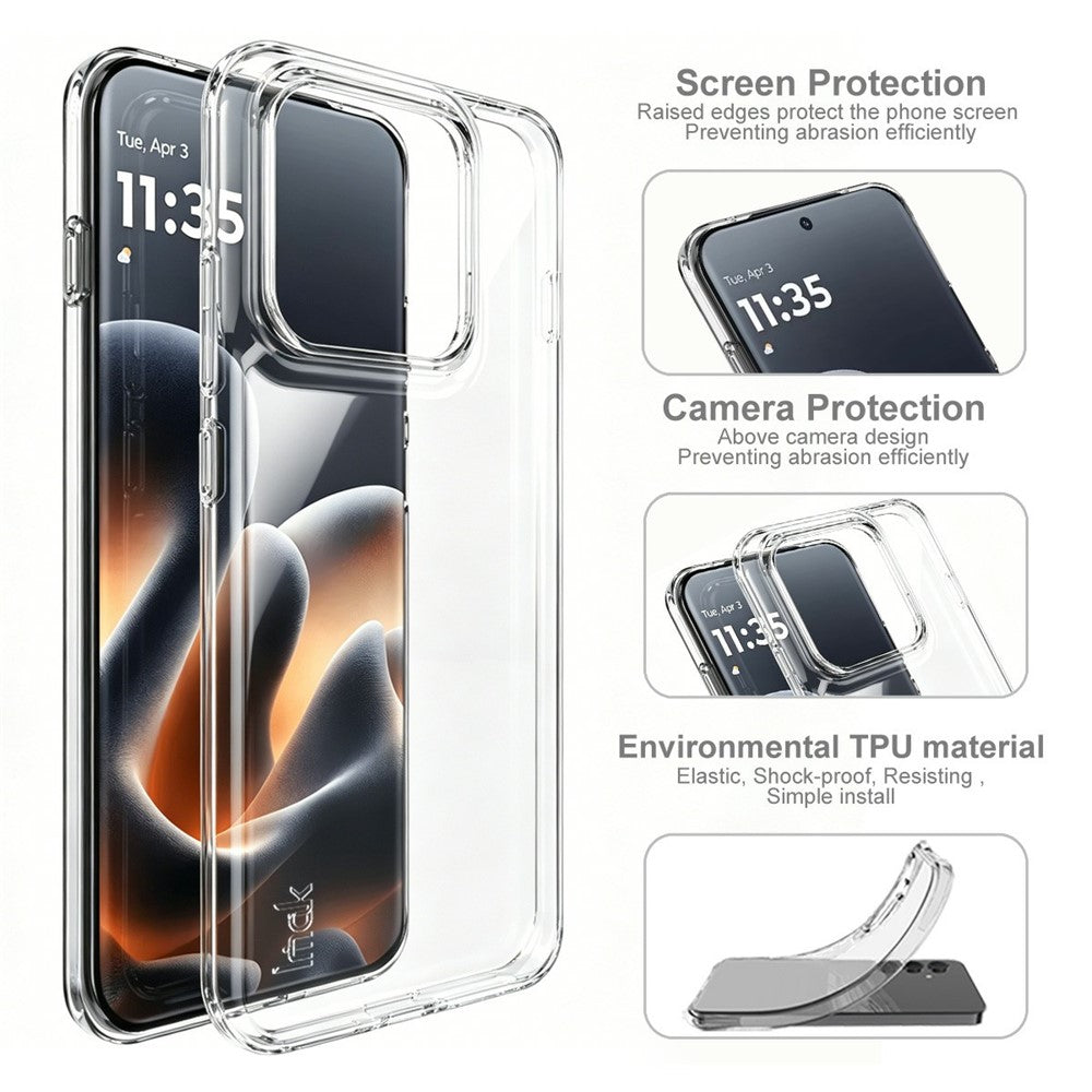 IMAK UX-10-serien til Motorola Edge 70 Pro 5G / 70 Pro+ 5G Telefoncover Blød TPU Mobilbagcover