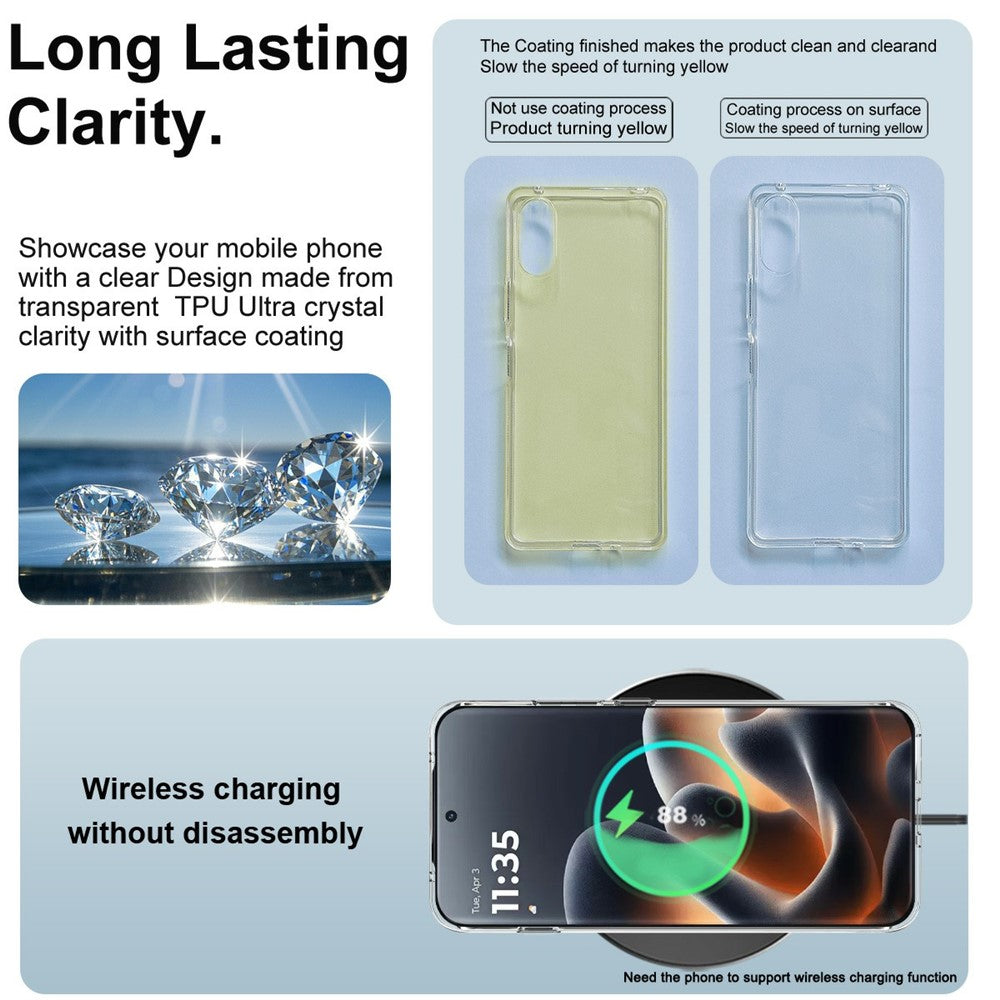 IMAK UX-10-serien til Motorola Edge 70 Pro 5G / 70 Pro+ 5G Telefoncover Blød TPU Mobilbagcover