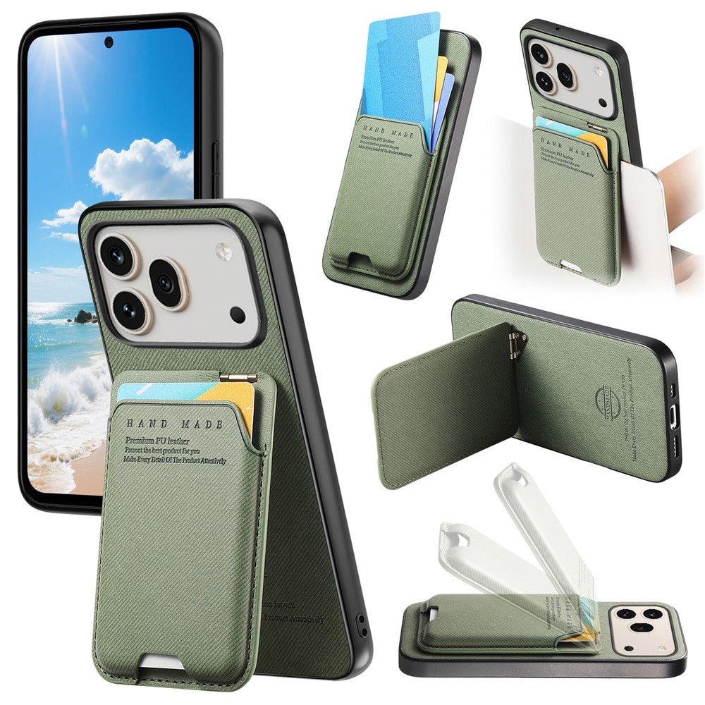 For Honor 600 5G / 600 Pro 5G Case Cloth Texture Leather + PC + TPU Phone Cover with Card Holder Kickstand