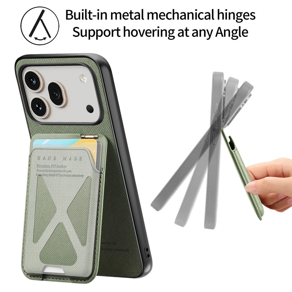 For Honor 600 5G / 600 Pro 5G Case Cloth Texture Leather + PC + TPU Phone Cover with Card Holder Kickstand