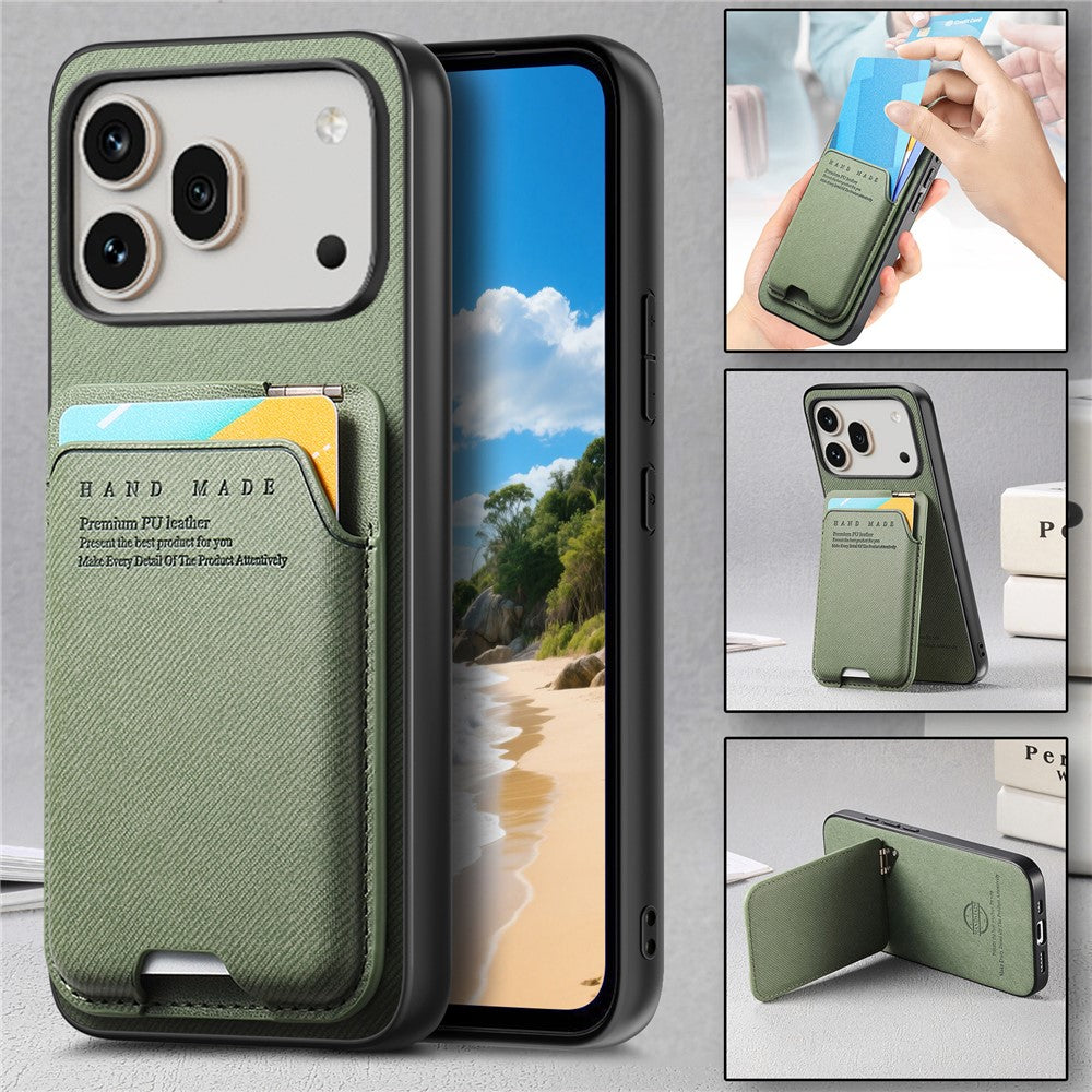 For Honor 600 5G / 600 Pro 5G Case Cloth Texture Leather + PC + TPU Phone Cover with Card Holder Kickstand