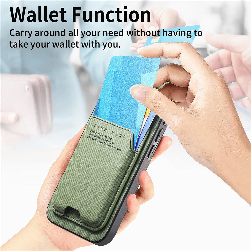 For Honor 600 5G / 600 Pro 5G Case Cloth Texture Leather + PC + TPU Phone Cover with Card Holder Kickstand
