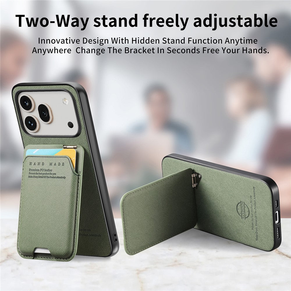 For Honor 600 5G / 600 Pro 5G Case Cloth Texture Leather + PC + TPU Phone Cover with Card Holder Kickstand
