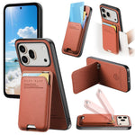 For Honor 600 5G / 600 Pro 5G Case Cloth Texture Leather + PC + TPU Phone Cover with Card Holder Kickstand