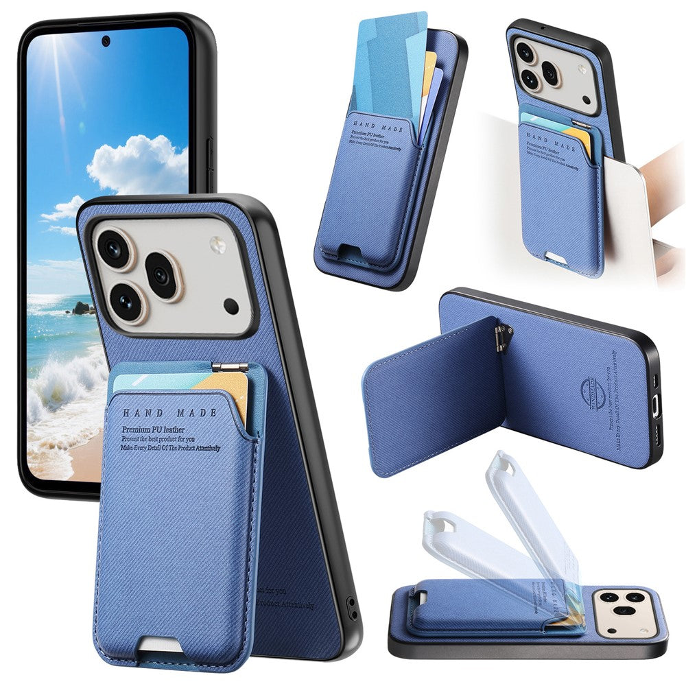 For Honor 600 5G / 600 Pro 5G Case Cloth Texture Leather + PC + TPU Phone Cover with Card Holder Kickstand