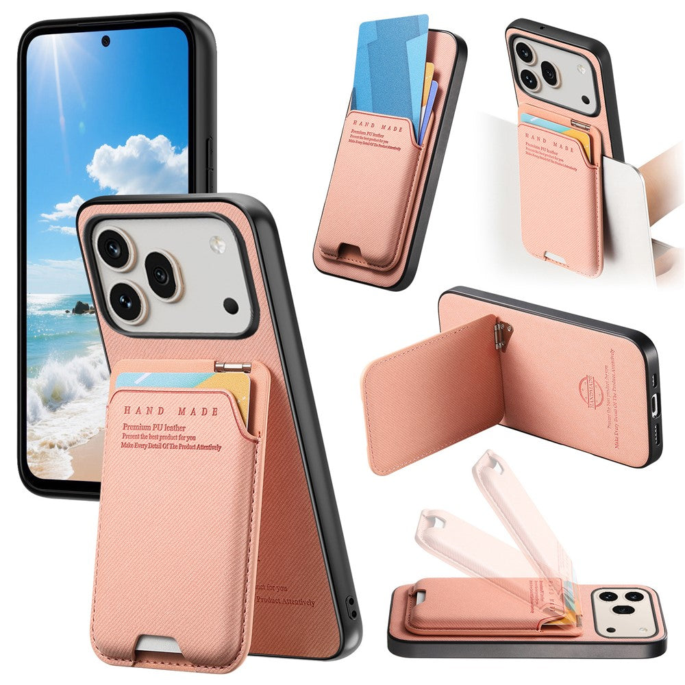 For Honor 600 5G / 600 Pro 5G Case Cloth Texture Leather + PC + TPU Phone Cover with Card Holder Kickstand