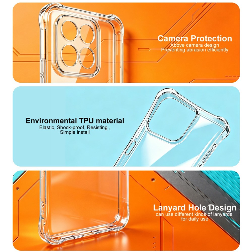 IMAK For Xiaomi 17 Max Case TPU Phone Cover Airbag Shockproof Protection