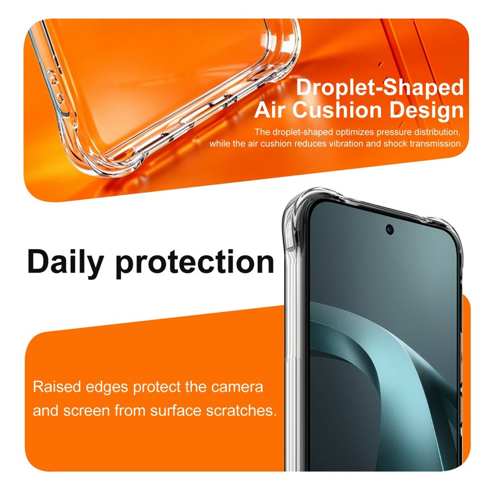 IMAK For Xiaomi 17T Pro Case TPU Phone Cover Airbag Shockproof Protection