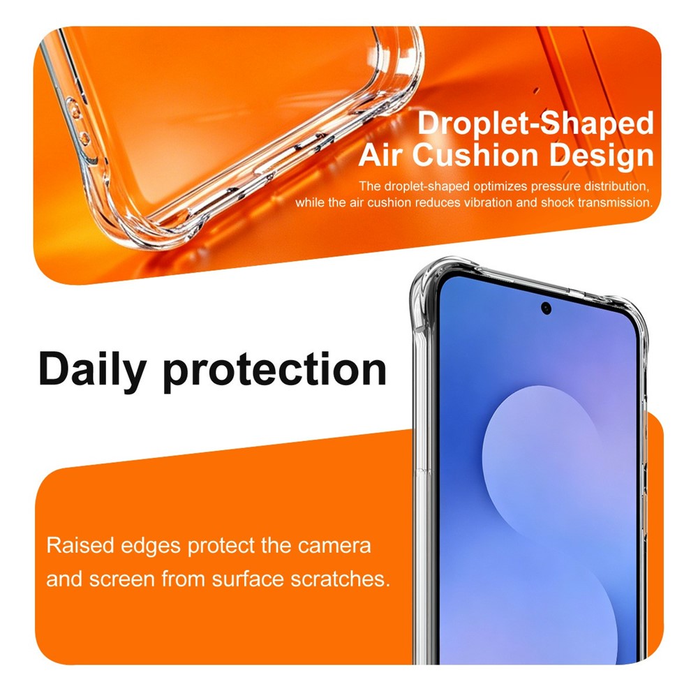 IMAK Til Samsung Galaxy S26 FE Cover TPU Telefoncover Airbag Stødsikker Beskyttelse