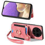 For Xiaomi 17 Ultra 5G Retro PU Leather Case Phone Cover with RFID Blocking Card Holder   /   Ring Holder
