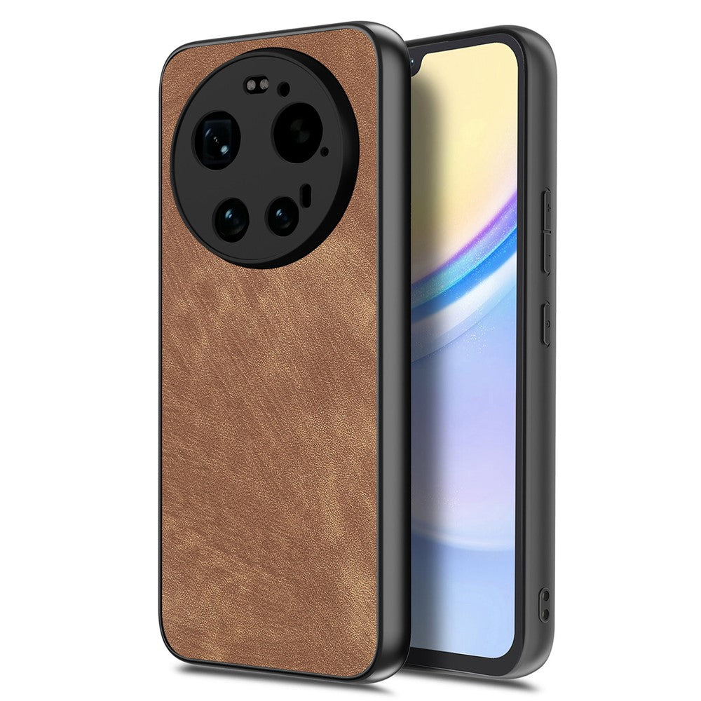 For Xiaomi 17 Ultra 5G Case Shockproof Slim Retro Leather Phone Back Cover
