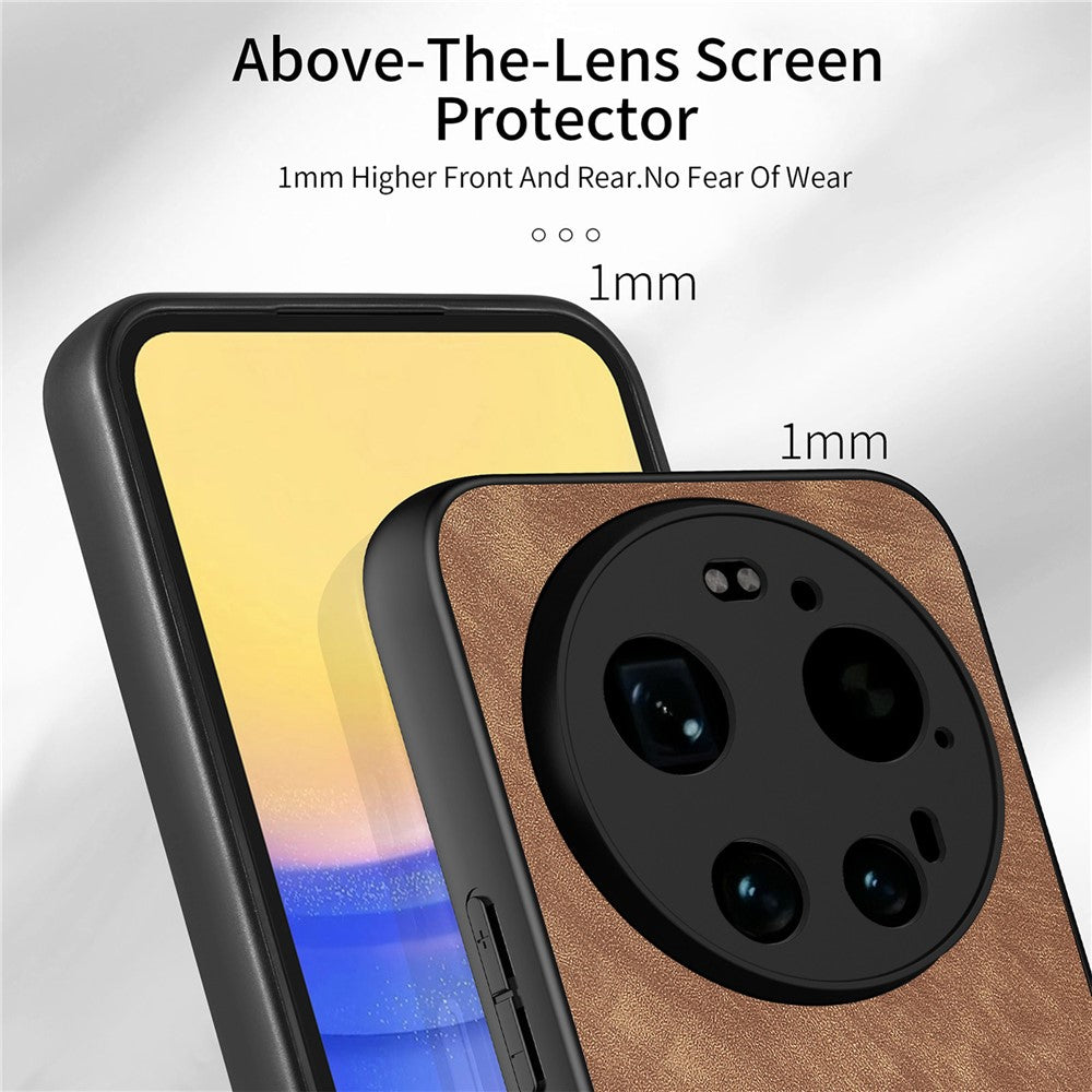 For Xiaomi 17 Ultra 5G Case Shockproof Slim Retro Leather Phone Back Cover