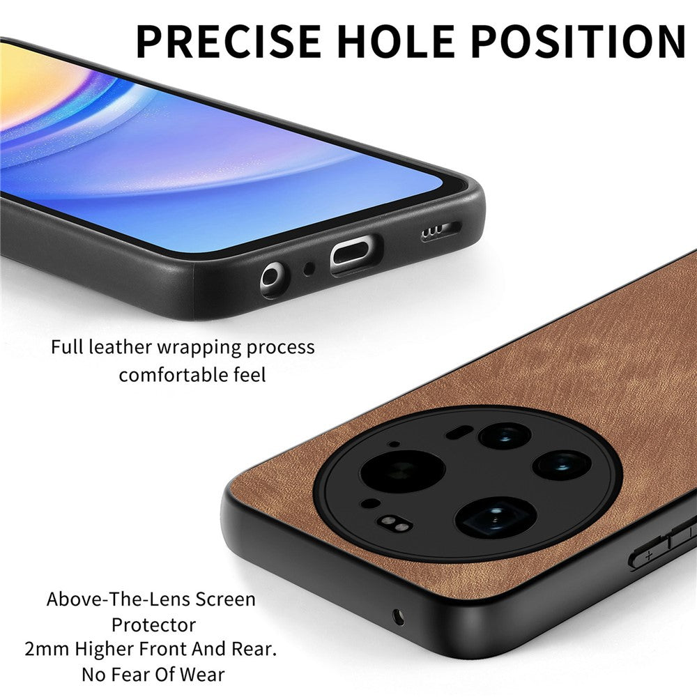 For Xiaomi 17 Ultra 5G Case Shockproof Slim Retro Leather Phone Back Cover