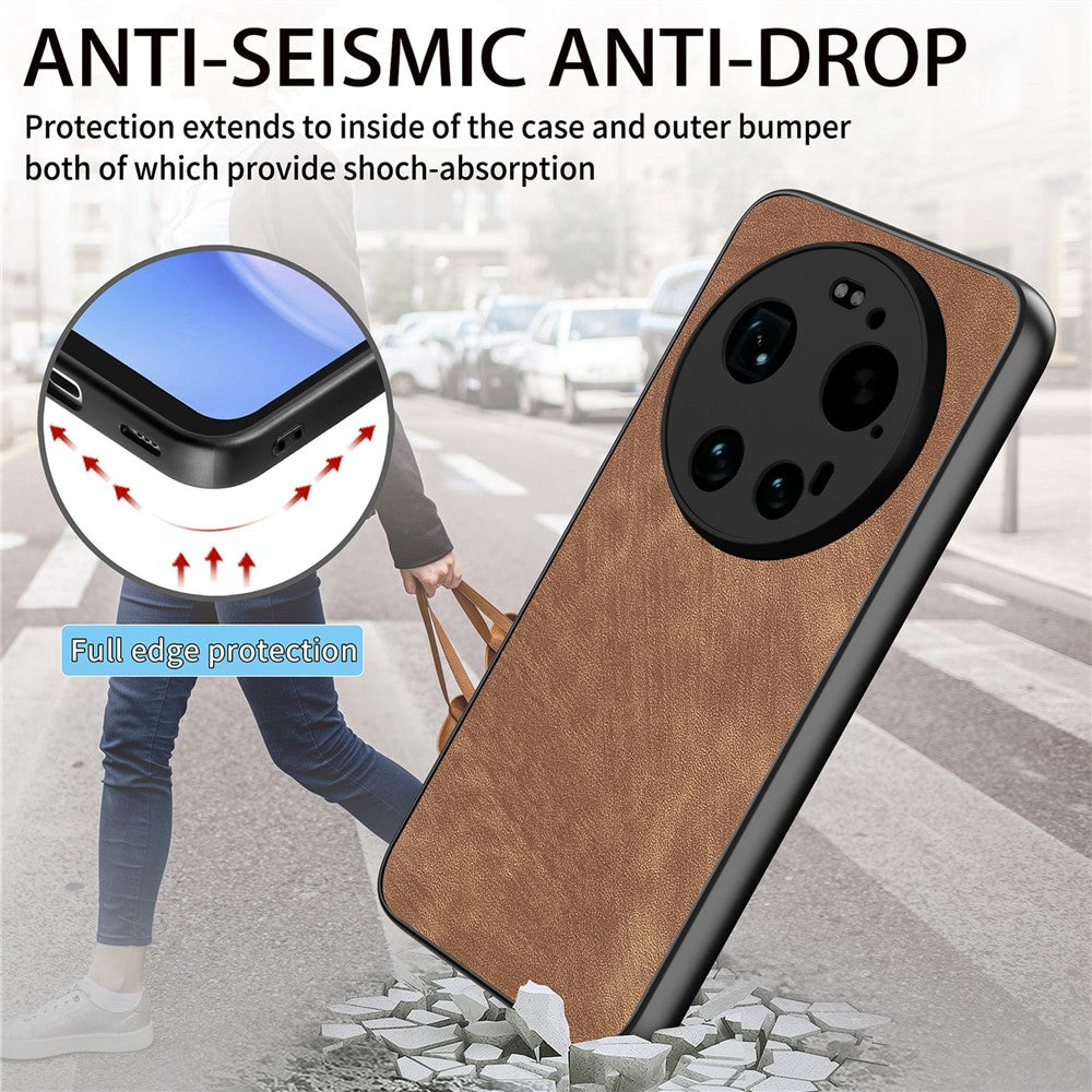 For Xiaomi 17 Ultra 5G Case Shockproof Slim Retro Leather Phone Back Cover