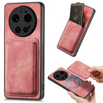 Xiaomi 17 Ultra 5G Magnetiskt Skal Retro Läder + TPU mobilskal med Avtagbar Kortplats