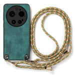 For Xiaomi 17 Ultra 5G Retro Leather Phone Back Cover with Adjustable Strap