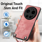 Xiaomi 17 Ultra 5G Retro Läderfodral med Justerbar Rem