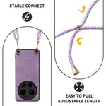 For Xiaomi 17 Ultra 5G Retro Leather Phone Back Cover with Adjustable Strap