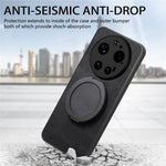 For Xiaomi 17 Ultra 5G Stress Relief Retro Leather Back Cover Phone Case with Rotating Kickstand