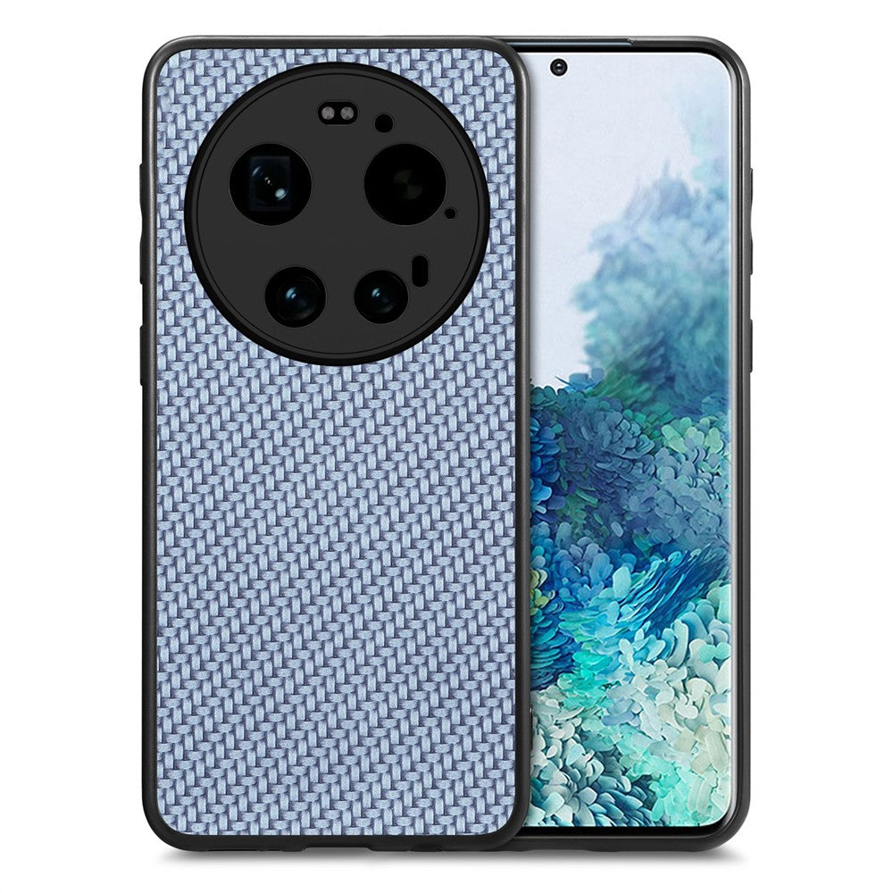 For Xiaomi 17 Ultra 5G Case Carbon Fiber Texture PU Leather + PC + TPU Phone Cover