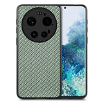 For Xiaomi 17 Ultra 5G Case Carbon Fiber Texture PU Leather + PC + TPU Phone Cover