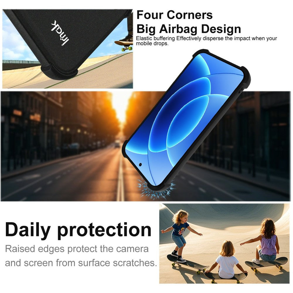 IMAK For Xiaomi 17 Max Case TPU Phone Cover Airbag Shockproof Protection