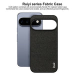 IMAK Ruiyi Series til Google Pixel 11 Pro / Pixel 11 cover med stoftekstur i læder + PC bagcover
