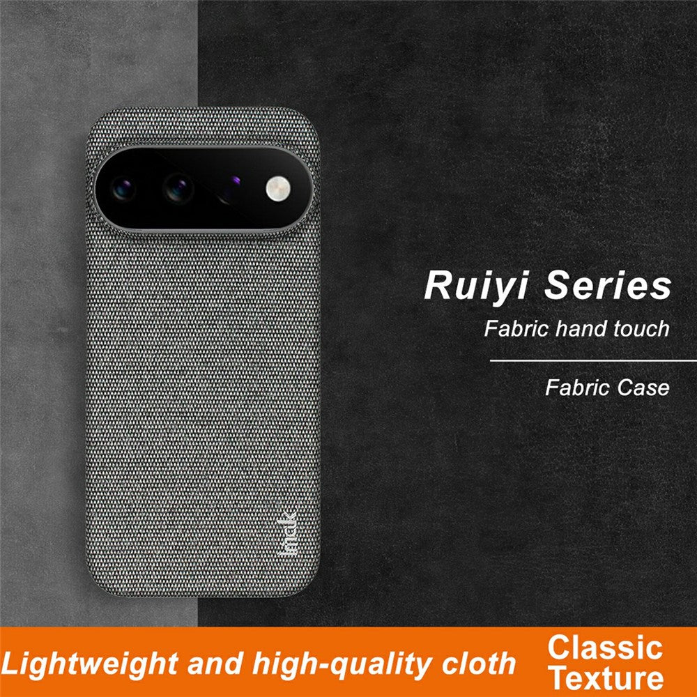 IMAK Ruiyi-serie til Google Pixel 11 Pro XL Cover Stoftekstur Læder + PC Telefonbagcover