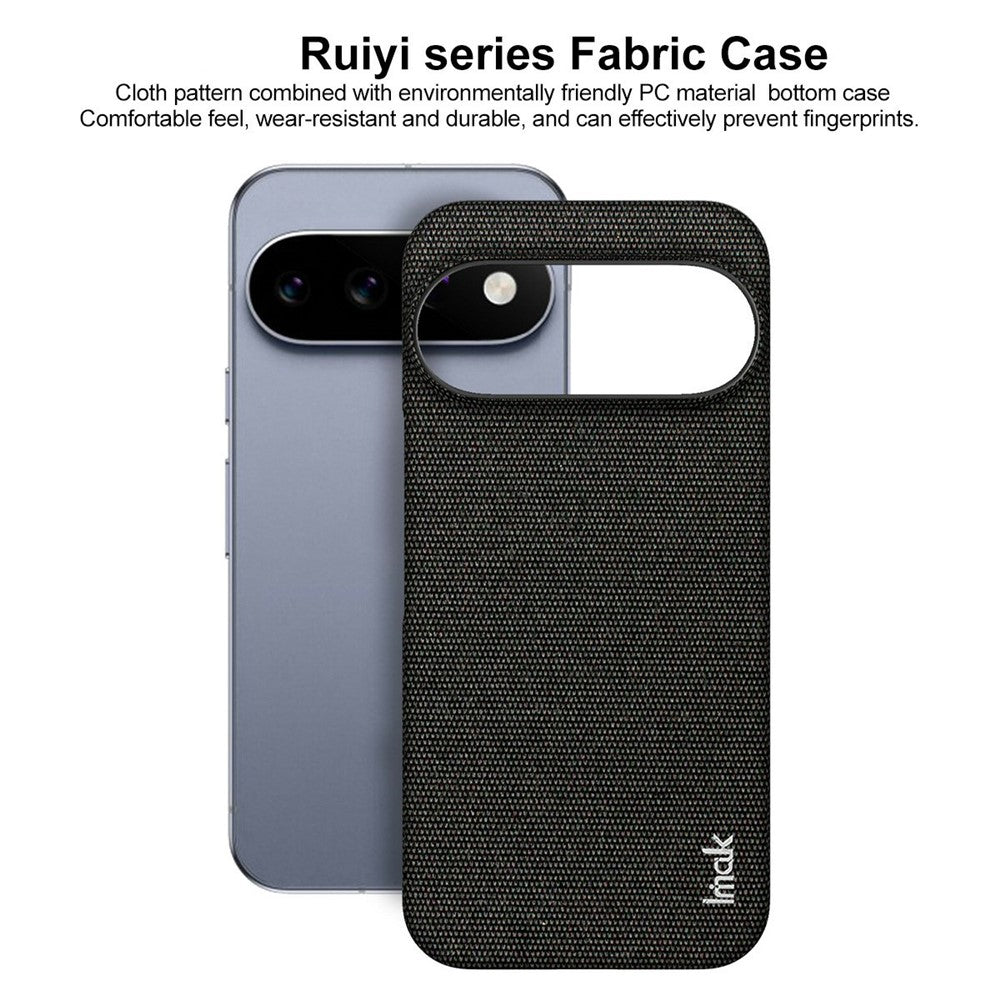 IMAK Ruiyi-serie til Google Pixel 11 Pro XL Cover Stoftekstur Læder + PC Telefonbagcover