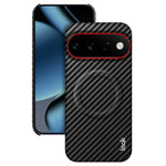 IMAK Ruiyi Series for Google Pixel 11 Pro XL Magnetic Case Carbon Fiber Texture Leather + PC Phone Cover