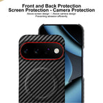 IMAK Ruiyi Series for Google Pixel 11 Pro XL Magnetic Case Carbon Fiber Texture Leather + PC Phone Cover