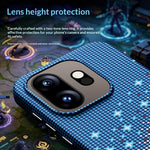 For OnePlus 15T 5G Magnetic Case Pixel Grid Pattern Hard PC Shockproof Phone Cover