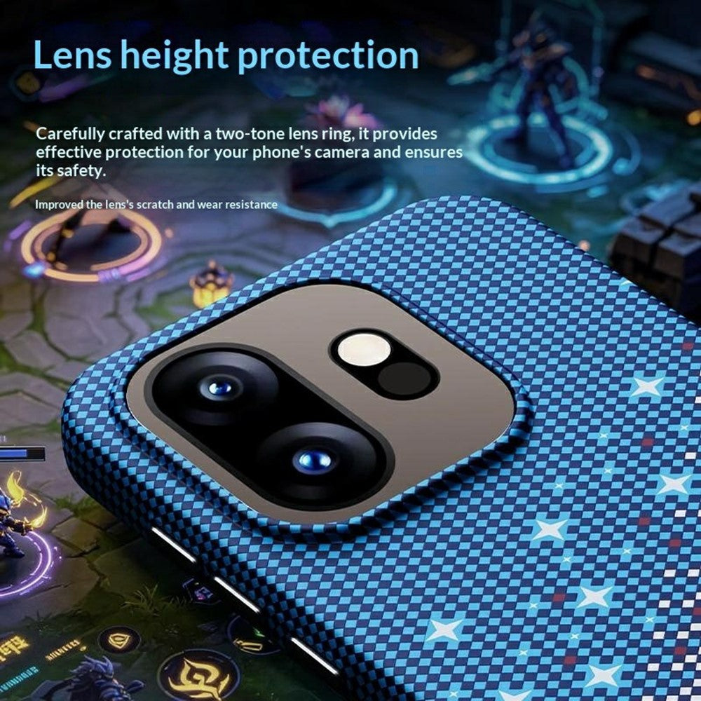 For OnePlus 15T 5G Magnetic Case Pixel Grid Pattern Hard PC Shockproof Phone Cover