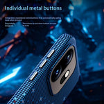 For OnePlus 15T 5G Magnetic Case Pixel Grid Pattern Hard PC Shockproof Phone Cover