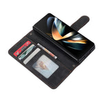 For Samsung Galaxy Z Fold8 Ultra Case PU Leather Wallet Phone Cover with Wrist Strap / Pen Holder