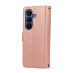 For Samsung Galaxy Z Fold8 Ultra Case Multi Card Slots Zipper Leather Phone Cover with Wrist Strap