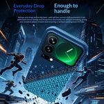 For Xiaomi 17 Pro Magnetic Case Pixel Grid Pattern Hard PC Shockproof Phone Cover