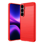 For Samsung Galaxy S26 FE TPU Case Protective Phone Cover Carbon Fiber Texture Brushed