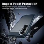 For Samsung Galaxy S26 FE TPU Case Protective Phone Cover Carbon Fiber Texture Brushed